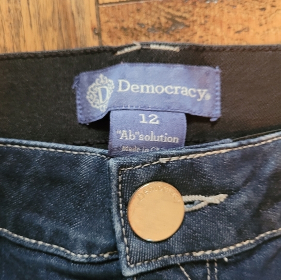 Democracy "Ab" Solution Dark Wash Skinny Jeans - 12 - Picture 2 of 5